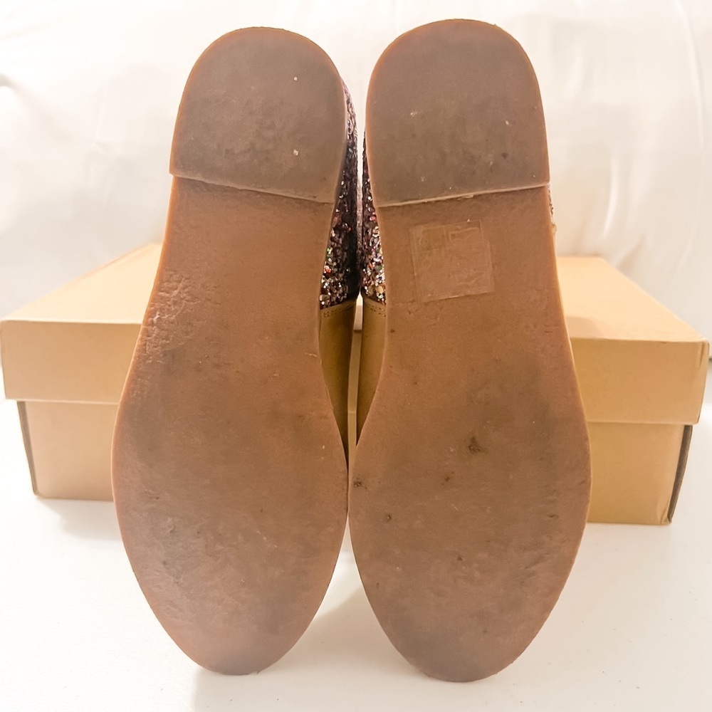 J. Crew Crewcuts Girls Zip-Up Glitter Back Ankle Boots, Size K3 - Picture 7 of 8